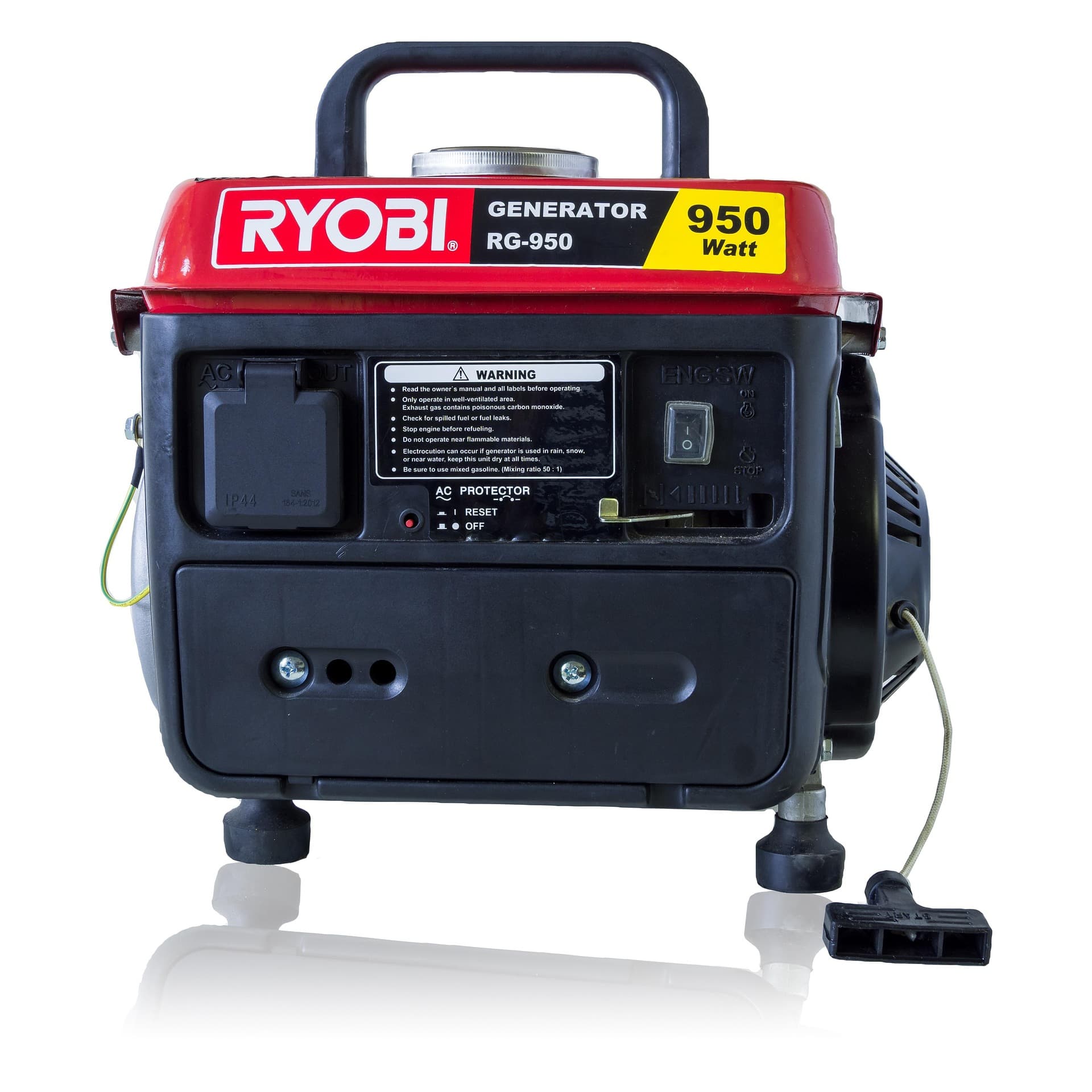 Industrial diesel generator installed for business backup power